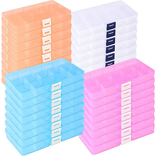 Caja Organizadora De Plástico 32 Compartimentos Y 15 R...