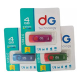 Memoria Usb Pen Drive 4gb Dg Giratoria Velocidad Transfer