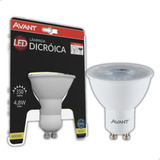 Kit 10 Lâmpada Dicróica Led Mr16 4,8w 2700k 4000k 6500k