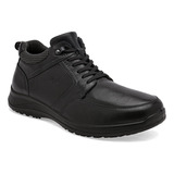 Bota Hombre Flexi Negro 120-506