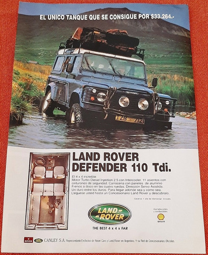 Publicidad Land Rover Defender