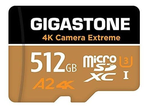 Tarjeta De Memoria Gigastone 4k Camera Extreme Microsd 512gb