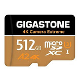 Tarjeta De Memoria Gigastone 4k Camera Extreme Microsd 512gb