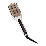 Cepillo Alaciador Remington Shine Therapy Con Keratina Y Argan Oil Blanca 110v