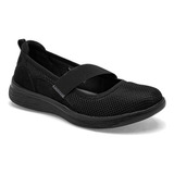 Flats Escolar De Flexi Para Mujer Negro 104913 T7