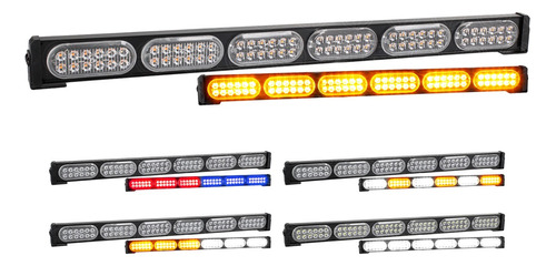 Barra Torreta 72 Led 6 Modulos 25 Pulgadas Estrobo 12-24v