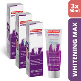 3 X Gel Dental Branqueador Whitening Max  90g (dental Clean)