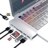 Adaptador Hub Macbook Pro Usb Thunderbolt 3 4k - Envio Já!