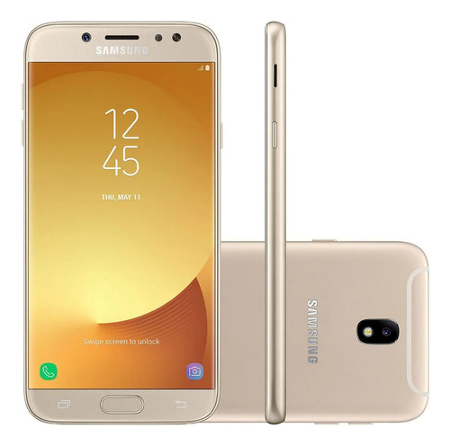 Samsung Galaxy J7 Produal 64gb Dourado 3gb Ram Garantia Nf-e