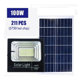 Foco Led Solar 100 Watts Con Control Remoto