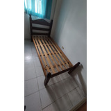 Cama De Algarrobo Antigua En Perfecto Estado