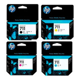 Hp Combo Cartuchos 711 Negro/cyan/magenta/amarillo 