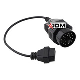 Adaptador Ficha Bmw 20 Pin A Obd2 16 Pin + Programa 