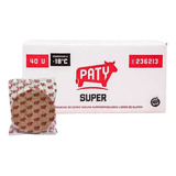 Promo Caja De Super Hamburguesas Paty X40 C/pan  