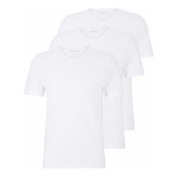 Camiseta Boss Cuello V Color Blanco 3 Pack 100% Original