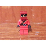 Muñeco Lego Minecraft Rojo