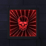 The Geeky Days Skull Head Led Infinity Mirror Color Changing