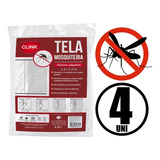 Kit 4 Telas Para Janela Contra Mosquito Pernilongo + Fita