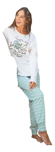 Pijama Lencatex De Dama Art 24301 Talle Especial