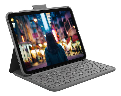 Capa C/ Teclado Logitech Slim Folio iPad 10th Gen 920-011368