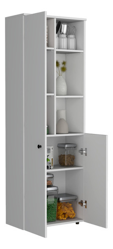 Mueble Alacena Konik 170x60 Rta Color Blanco