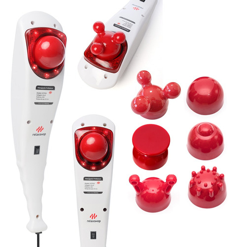 Massageador Manual Infravermelho Vibratório Percussão