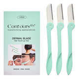 Contours Rx Derma Blades - Herramienta De Afeitar Facial Y D