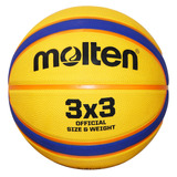 Balón Básquetbol Molten B33t2000 Hule 3x3 No. 6