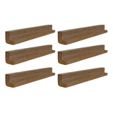 Manija Tirador En L De Madera Kiri 10 Cm Pack X 6