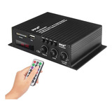 Amplificador De Audio Y Bluetooth Negro Pyle Pfa220bt