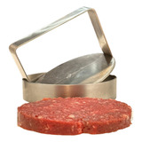 Prensa Hamburguesa Smash Acero Inox. 5,5   + Anillo Molde