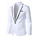  Saco Blazer Caballero, Casual Hombre Moda, Slim Fit Premium