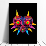 Cuadro Decorativo Zelda Majoras Mask Canvas Diseño Nintendo 