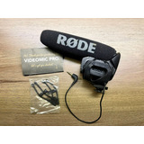 Microfone Rode Videomic Pro - Usado Excelente Estado