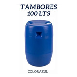 Tambores Plásticos Azules De 100 L 