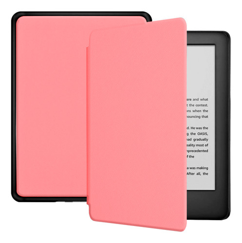 Capa Kindle J9g29r 10a Em Couro Sintético Magnética Sleep Nf