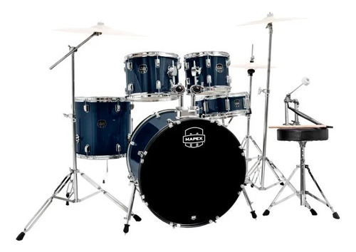 Bateria Mapex Prodigy  Pdg5245t Fj Preta Rajada Bumbo 22 