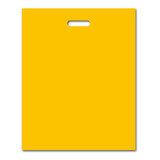 50 Bolsas Riñon Polietileno - 40x50 - Color Amarillo Miel