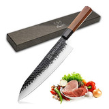 Cuchillo De Chef Japonés Profesional De 8 Pulgadas, Famcüte