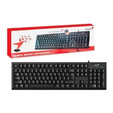 Teclado Genius Smart Kb-100 Qwerty Español Color Negro