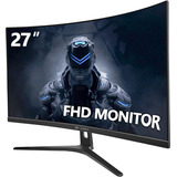 Monitor Gamer Curvo Crua Cr270c 27  Negro