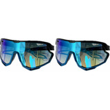 2pza Lentes Deportivos Antirayas Protección Uv New Fresh Air