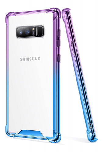 Funda Para Samsung Galaxy Note 8 (color Violeta-celeste)