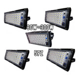 Reflector Led 30w 300w Luz Blanca Paquete 5 Pz Ip65 Exterior