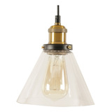 Lampara Colgante Lyris  E27 Vintage Deco 220v Vidrio Leuk