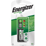 Cargador Energizer Mini Aa Aaa + 2 Pilas Recargables Aa