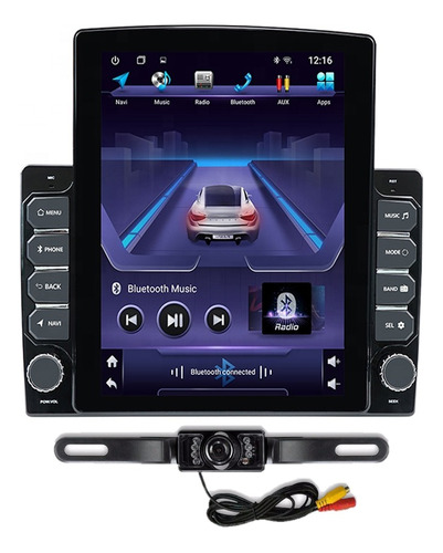 Autoestereo Android Tipo Tesla Gps Wifi Usb Con Camara V