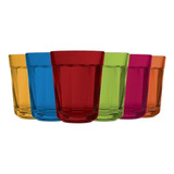 Jogo Copo Americano Tequila Colorido Dose 45ml - Kit 6 Peças Cor Sortida