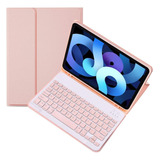 Funda Con Teclado Marca Chainora / Para iPad 10.9 / Pink