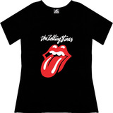 Blusa Rolling Stones Dama Rock Metal Tv Camiseta Urbanoz